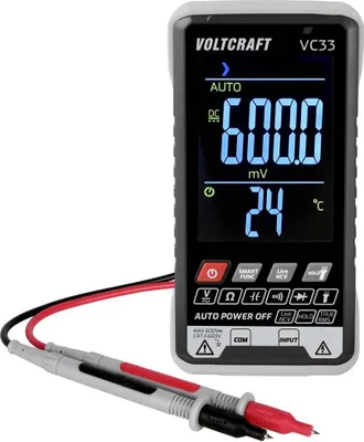Produktbild von VOLTCRAFT VC33 Hand-Multimeter digital CAT III 600 V Anzeige (Counts): 5999