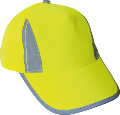 Immagine prodotto di Korntex KXPCAP | Berretto Hi-Viz, Fluo, Riflettente - Colore: Giallo segnale - Taglia: Unica