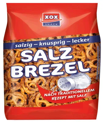 Immagine prodotto di XOX Pretzel salati Croccanti e deliziosi pretzel con175g