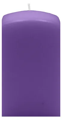 Produktbild von Quader Kerzen Lila 15 x Ø 6/6 cm, 4 Stück