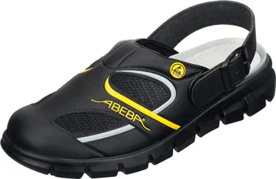 Produktbild von Clog schwarz/gelb - 35