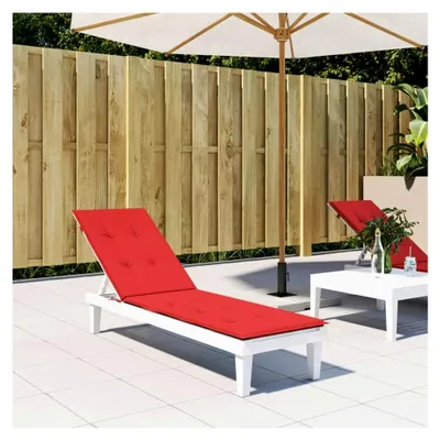 Produktbild von Liegestuhlauflage, Auflage für Hollywoodschaukel, Sonnenliege, Gartenliege, Liegenauflage, Deckchair Auflagen, Rot (75+105) x50x3 cm