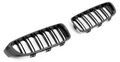 Kühlergrill Sport Grill Gitter Carbon Look für BMW 4er F32 F33 F36 F82 2013-2017 – Produktansicht