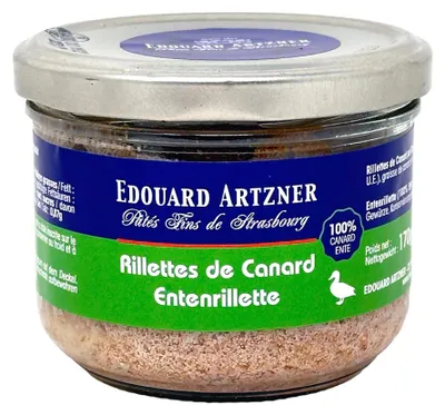 Produktbild von Edouard Artzner Enten Rillette - Zarte Delikatesse aus Entenfleisch, aus Frankreich