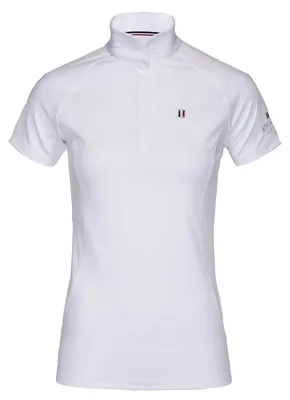 Produktbild von Kingsland Classic Turniershirt kurzarm Damen, Größe:L, Farbe Kingsland:weiß