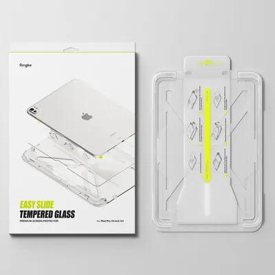 Obrázek produktu pro Tvrzen sklo s apliktorem pro Apple iPad Pro 13" M4 2024, Ringke Easy Slide, 1 kus