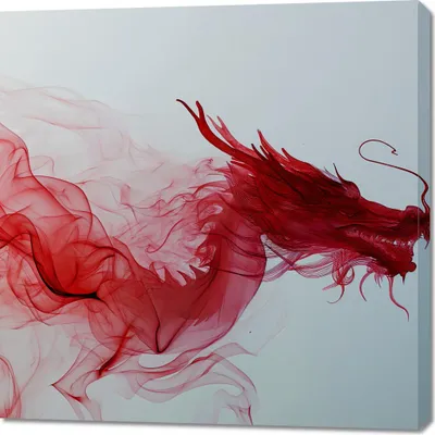 Obrázek produktu pro Obraz 100x100cm Smoczy Wzlot