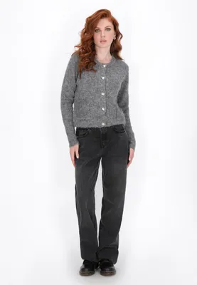 Image de Pull pour femmes SAPORTA - gris chiné, taille XS/S