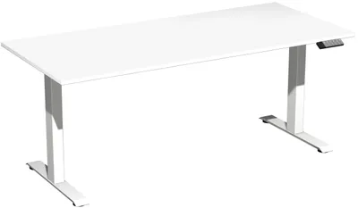 Immagine prodotto di Tavolo elevatore elettrico regolabile in altezza, 1800x800x730-1230, bianco/bianco