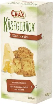 Produktbild von Cräx Käsegebäck Käse Crispies 100g