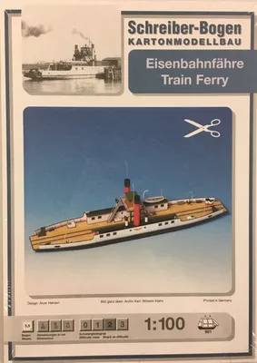 Produktbild von Schreiber-Bogen Kartonmodellbau Eisenbahnfähre
