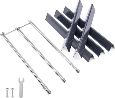 Obrázek produktu pro Náhradní sada trubek hořáku s chuťovými lištami pro plynový gril Weber Spirit E310 E320 - 7508 7536 7537