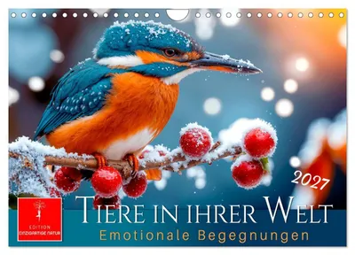 Produktbild von Tiere in ihrer Welt (Wandkalender 2027 DIN A4 quer), CALVENDO Monatskalender
