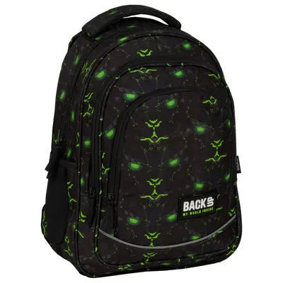 Zdjęcie produktu dla BackUp, Plecak młodzieżowy Monster Green, 1 sztuka