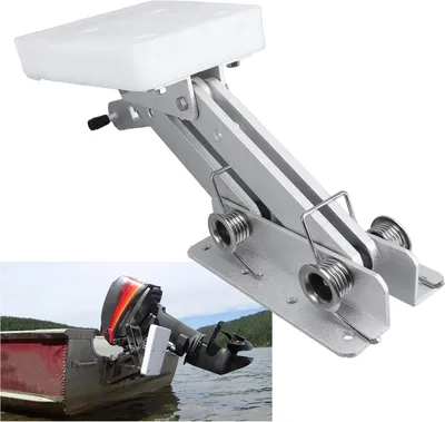 Produktbild von Bootsmotorhalterung Yacht Marine Aluminiumlegierung 5 Gänge einstellbarer Motor für 2-Takt 7 1/2-20 PS