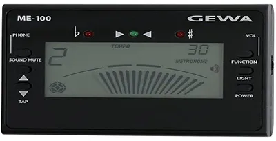 Produktbild von Metronom GEWA ME-100, 902610, präzise Taktgeber, Stimmgerät, schwarz