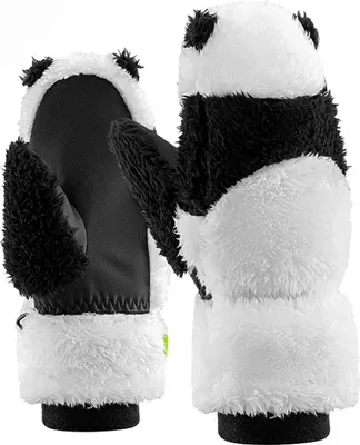 Zdjęcie produktu dla Rękawiczki narciarskie Panda dla dzieci i dorosłych rozmiar S - czarne/białe