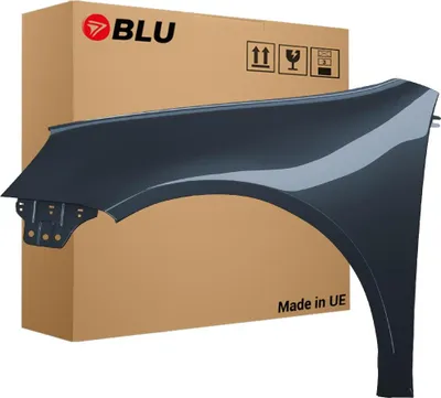 Immagine prodotto di BLU Parafango compatibile con VW Volkswagen Golf V 5 Hatchback LC7V Sinistra Grau BlauAnthrazit | 2003-2009 | Anteriore | Verniciato | Pronto per il montaggio | Acciaio