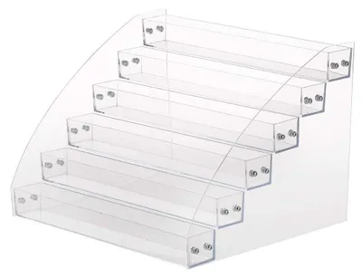 Zdjęcie produktu dla Przezroczysty organizer do lakierów do paznokci z 6 przegródkami
