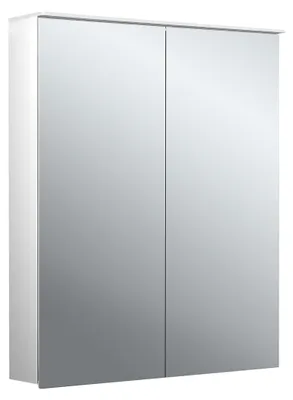 Immagine prodotto di emco flat 2 Armoire de toilette avec éclairage LED avec panneau lumineux, 2 portes, 600x711x113mm, 979706402, 979706402