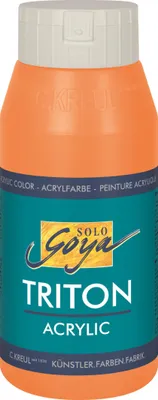 Produktbild von Solo Goya Triton Acrylic Basic, Acrylfarbe, 750Ml, Echtorange