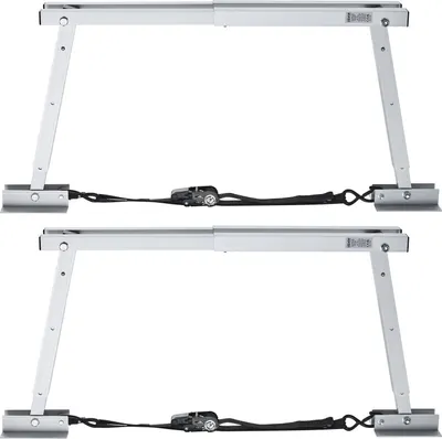Immagine prodotto di VEVOR stabilizzatore per camper Stabilizzatore di paraurti per rimorchi camper semirimorchi, pieghevole, regolabile in altezza 304,8-711,2 mm, riduce l'oscillazione del camper, 2 pezzi.