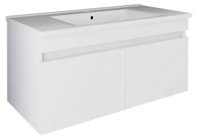 Produktbild von Roomart ATRIA-100 Badmöbel-Set 2-teilig 100 cm breit, Weiß
