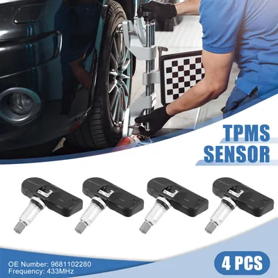 Image de 4 pcs 9681102280 Pneu Pression Contrôle Système Capteur pour Jaguar