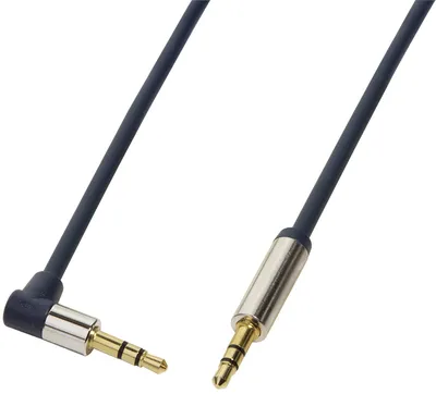 Immagine prodotto di Logilink Audio-Kabel,3,5mm 3-Pin/M (90°)zu 3,5mm 3-Pin/M,..