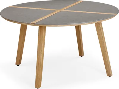 Produktbild von Tisch Barletta 140cm rund Grandis/betongrau