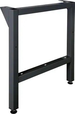 Produktbild von Stabiler Vierkantrohr-Fuß für Werkbank Rhino | HxT 80x70cm | Komplett verschweißt & pulverbeschichtet | 1 Stück | Anthrazitgrau