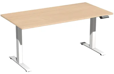 Immagine prodotto di Tavolo Elevate Plus 1600x800x630-1280mm bianco/faggio