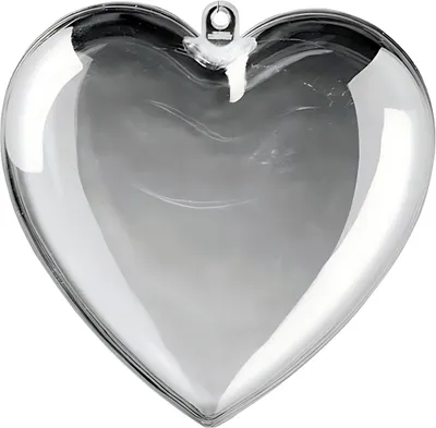 Produktbild von KNORR PRANDELL 216917801 Acryl-Herz 8 cm Acryl transparent