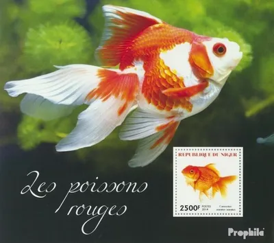 Produktbild von Briefmarken Niger 2014 Mi Block 327 (kompl. Ausg.) postfrisch Goldfische