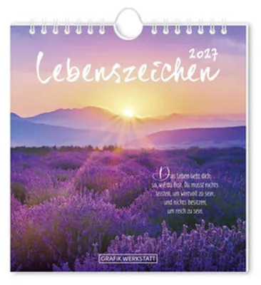 Produktbild von Postkartenkalender 2027 Lebenszeichen