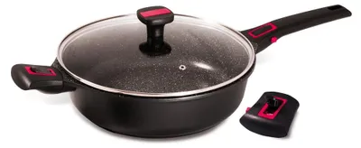 Sauteerpfanne 28 cm, 4,1 L, antihaftbeschichtet, abnehmbarer Griff