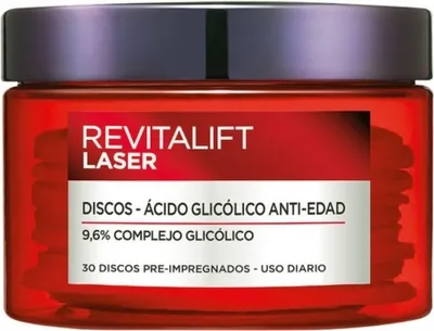 Produktbild von L'Oreal Make Up Revitalift Laser Glykol Pads Gesichtsreinigung, 50ml