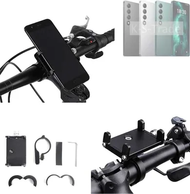 Produktbild von K-S-Trade Handyhalterung für das Fahrrad kompatibel mit Meizu 20 Infinity Halter Lenkstange Fahrradhalterung Motorrad Bike Mount Befestigung