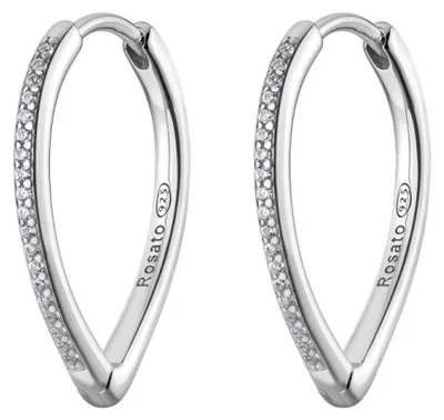 Imagen del producto de Elegantes pendientes de plata con circonitas brillantes, modelo Sofia RZSO27