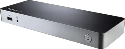Produktbild von StarTech.com USB C Dockingstation für Zwei Monitore mit 60 W Power Delivery für Windows Laptops - USB C auf HDMI / DVI Dock - USB-C 3.1 Gen 1 Dock mit Laden - Thunderbolt 3 Kompatibel, Kabelgebunden, USB 3.2 Gen 1 (3.1 Gen 1) Type-C, 60 W, 3,5 mm, 10,100,1000 Mbit/s, IEEE 802.3, IEEE 802.3ab, IEEE 802.3u