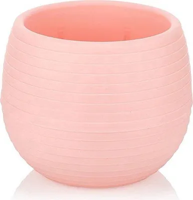 Obrázek produktu pro Sada 6 kulatých květináčů Cactus, růžové, 10 cm, s odtokem a drenáží, odolné proti UV záření