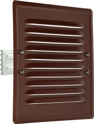 Produktbild von KOTARBAU® Lüftungsgitter 165x165 mm aus Metall mit Insektenschutz Braun