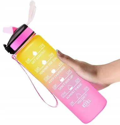 Obrázok produktu pre Bez značky BIDÓN 1000 ML športová fľaša s odmerkou 1L