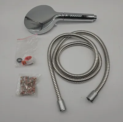 Image de Pommeau de douche YEAUPE Pommeau de douche anticalcaire avec flexible 1,6m Ergonomique