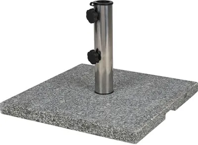 Produktbild von Sonnenschirmständer 20kg Granit Edelstahl Schirmständer Schirmfuß Schirmhalter