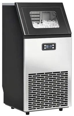 Produktbild von HOMCOM Kommerzielle Eiswürfelmaschine 45 kg/24H Eismaschine mit 11 kg Speicher
