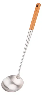 Productafbeelding van Wok-pannenspatel en opscheplepel, set van 2, 43,2 cm, roestvrij staal