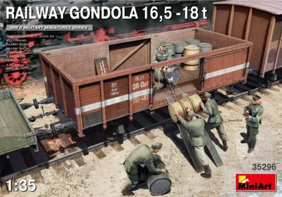 Produktbild von MiniArt 1:35 Eisenbahn-Waggon 16,5-18to (5)