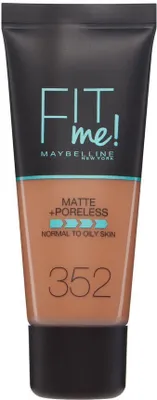 Produktbild von Maybelline New York - Fit Me Matte & Poreless Foundation - 352 Cacao