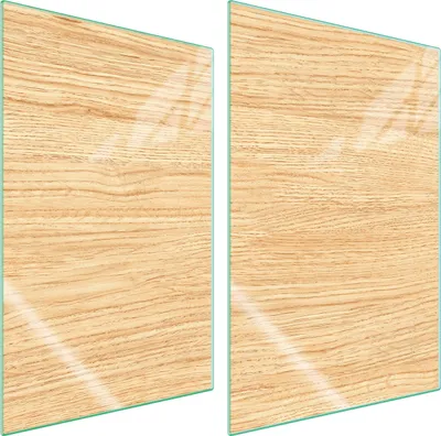 Produktbild von Glasschutzplatte Für Küche 2X35X52 Holz